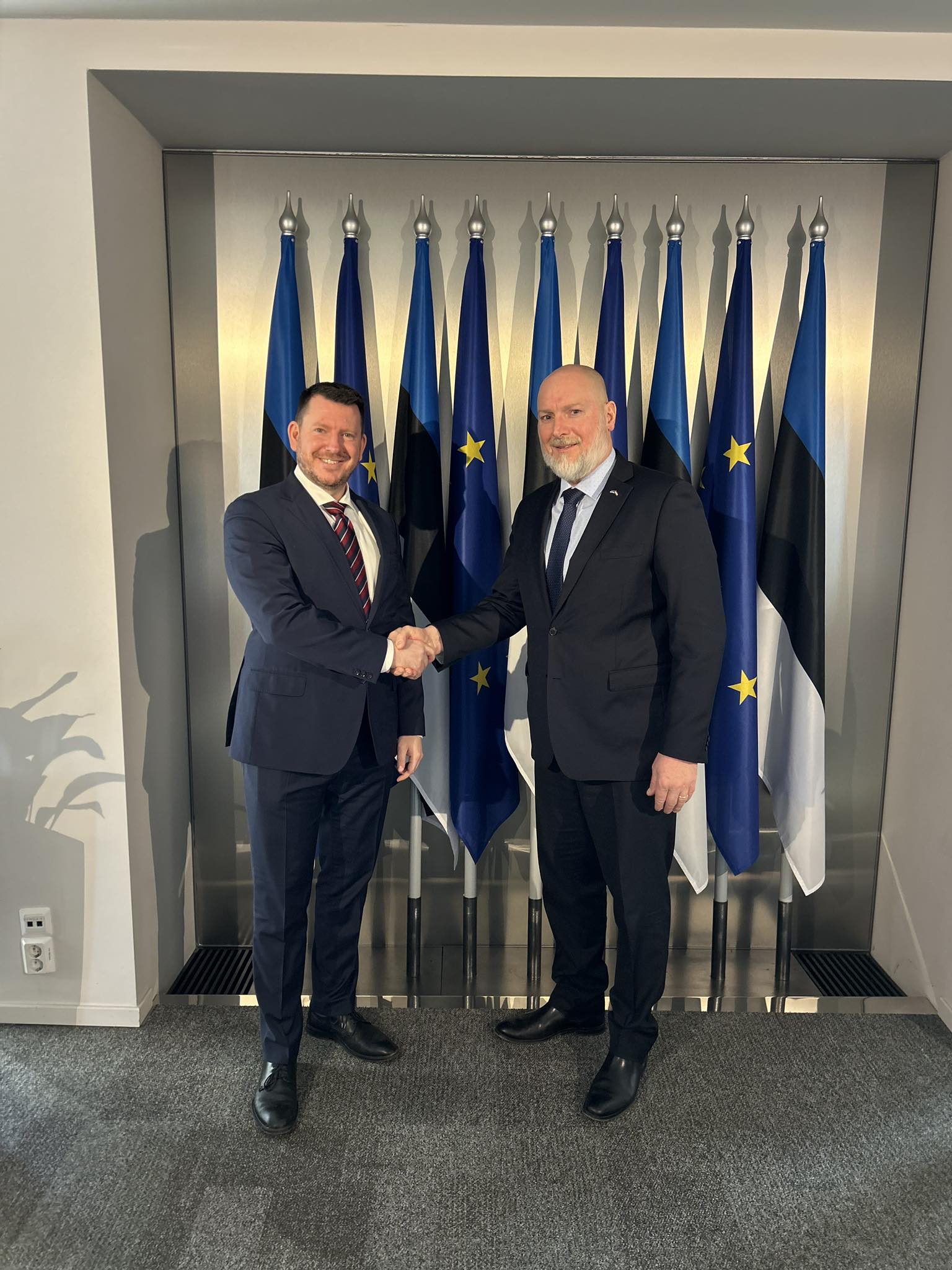 Bemutatkozó látogatás az Észt Külügyminisztérium főtitkáránál